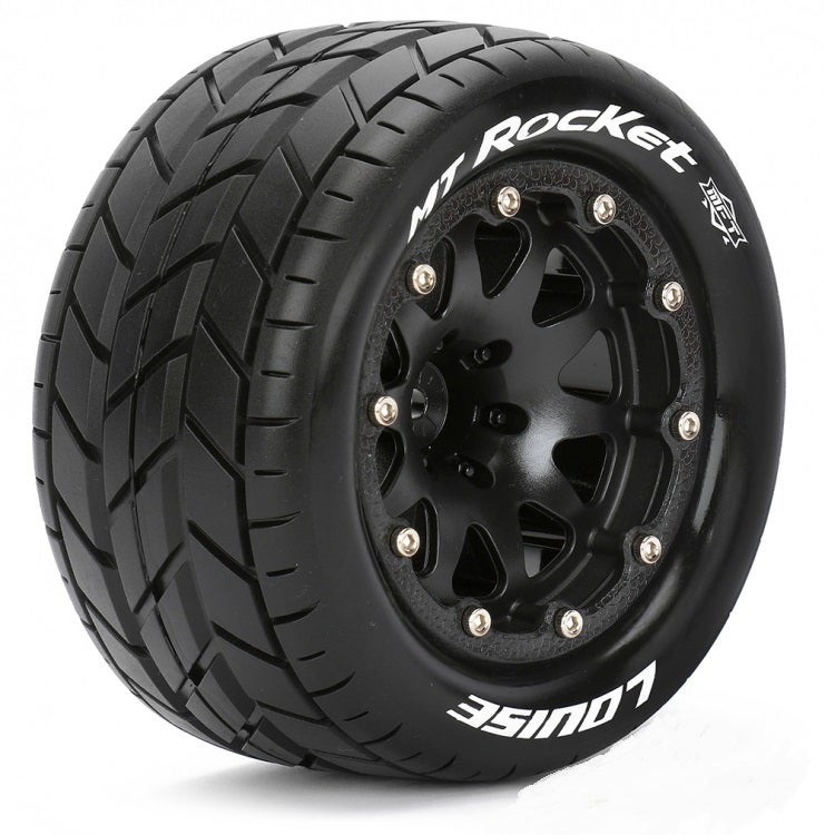Louise Tires & Wheels MT-ROCKET 1/10 Black Beadlock (0) Soft MFT