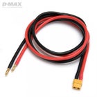 DynoMAX XT60 IDST DC Input Leads with Battery Clips & 4mm 1m