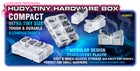 HUDY Tiny Hardware Box - 8-Compartments - 97 x 69mm