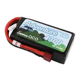 Gens ace adventure 4300mAh 3S 11.4V 50C Lipo Battery