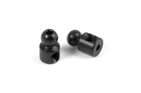 Xray 4.9mm Aluminum Ball End Set (Black) (2)