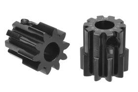 Team Corally - M1.0 Pinion - Short - Hardened Steel -  5mm - Black