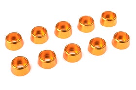 Team Corally Aluminium Washer for M4 Socket Head Screws OD=10mm Gold (10)