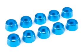 Team Corally Aluminium Washer for M5 Socket Head Screws OD=12mm Blue (10)