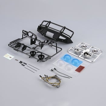 Killerbody 1/10 Alloy Bumper With LEDs Upgrade Sets - Matt-Black
